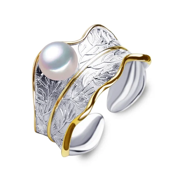 bague perle d'eau douce