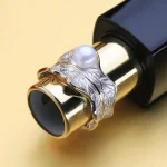 bague perle chic