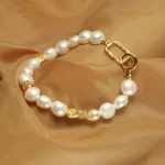 bijou perle blanche baroque