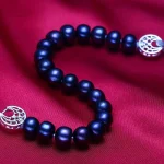 Perle noire bracelet lumineux