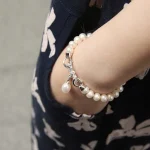 bijou élégant en perle d'eau douce