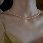 rafraîchissant collier de perles