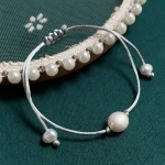 bracelet de perles d'eau douce sophistiqué