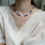bijoux lapis-lazuli chaîne or