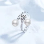 bijou avec perle d'eau douce