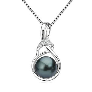 collier pendentif perle de Tahiti torsadé