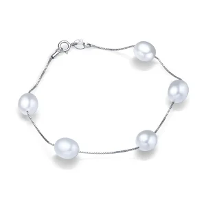 bracelet élégant perle d'eau douce