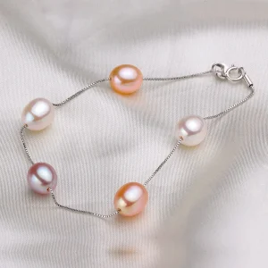 bracelet élégant perle d'eau douce
