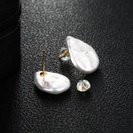 boucles feuille baroque perle
