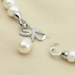 bracelet en perle de culture et argent