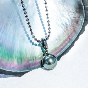 collier de perles d'eau de mer Tahiti