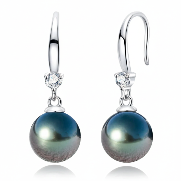 boucles d'oreilles en perles de Tahiti