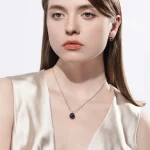 collier diamant moissanite