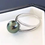 bijou en argent avec perle de Tahiti
