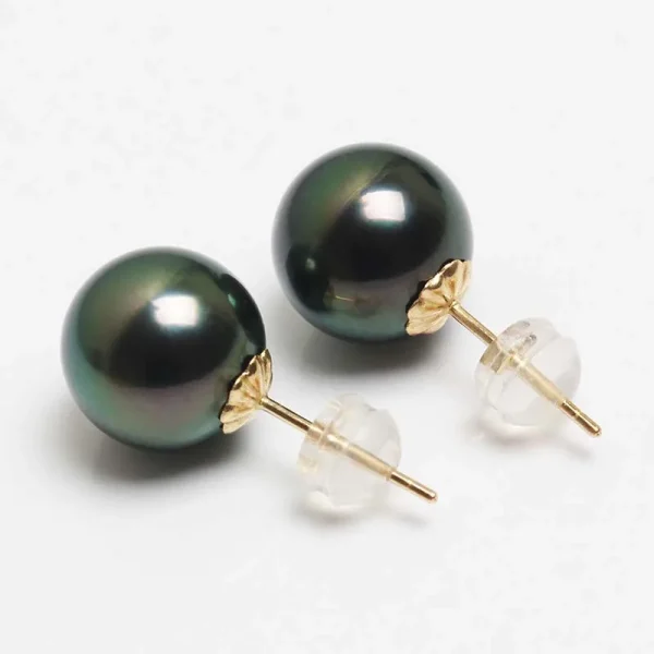 boucles d'oreilles en perles de Tahiti