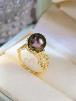 bague perle de culture Tahiti