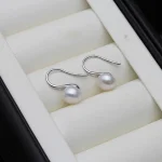perles culture d'eau douce boucles