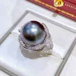 Bague élégante perle de Tahiti