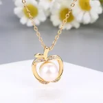 pendentif pomme perle ronde
