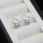 boucles argent perles eau douce